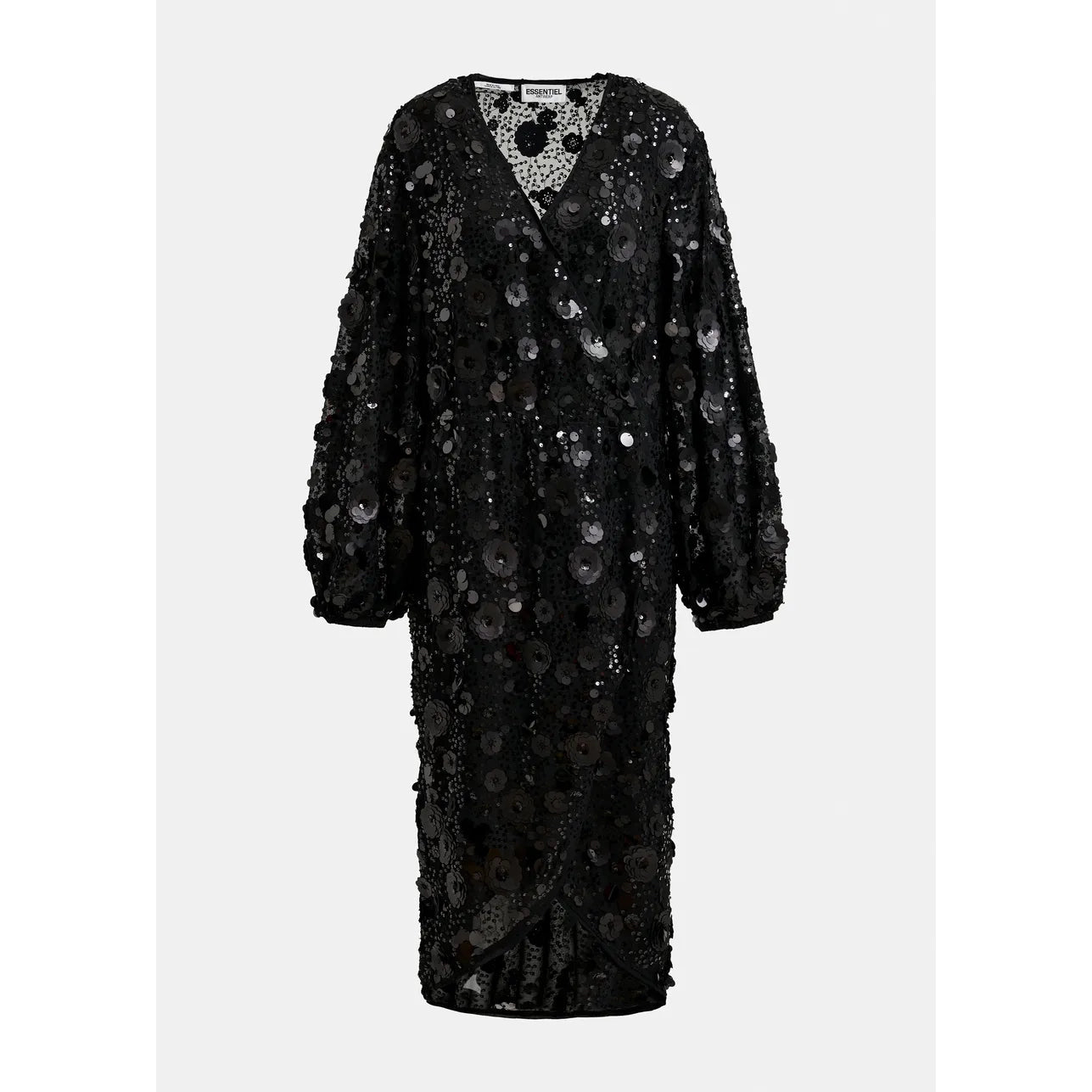 Essentiel Antwerp Ishine Dress - Black Blue Red Floral
