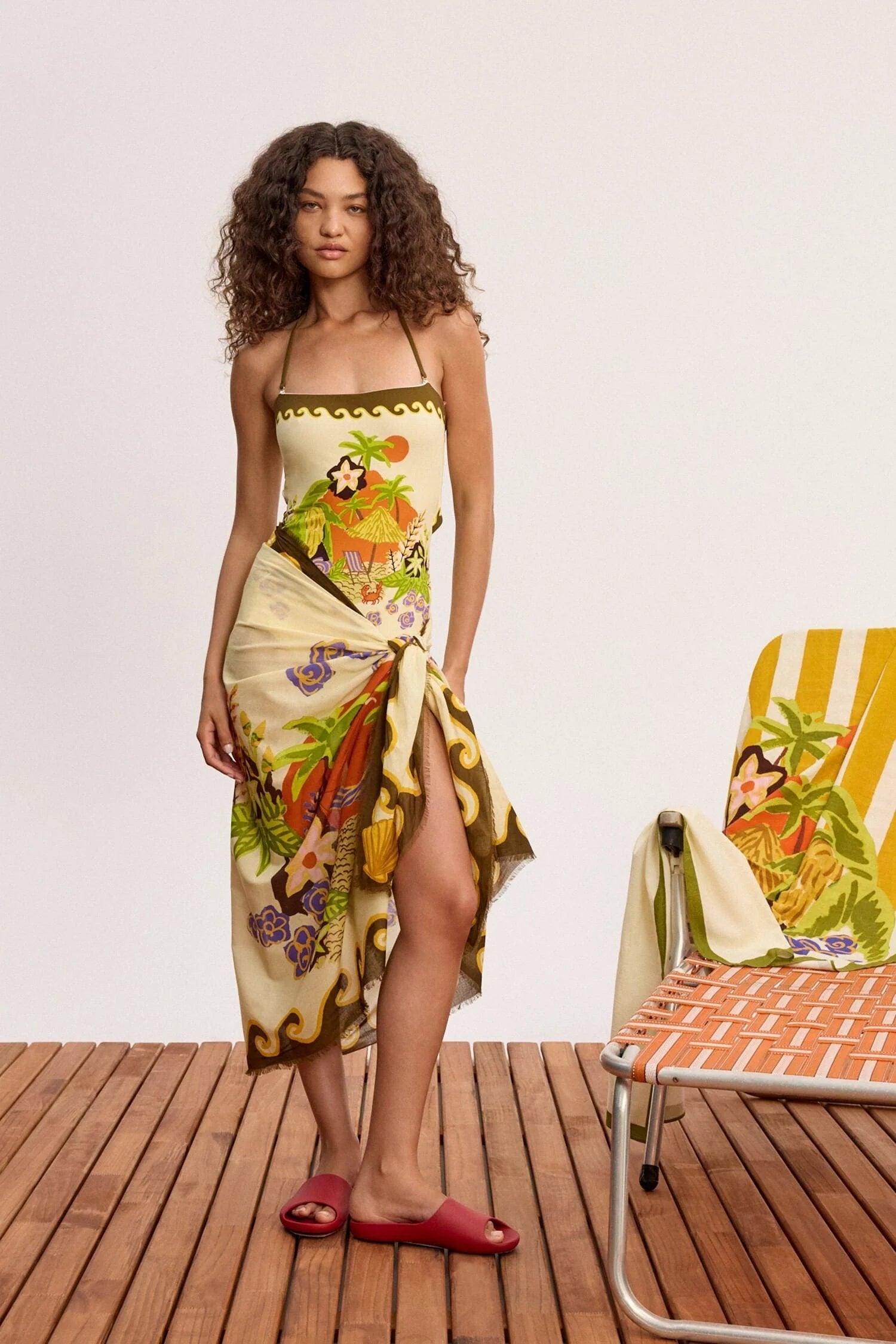 ALÉMAIS Island Cove Cotton Pareo