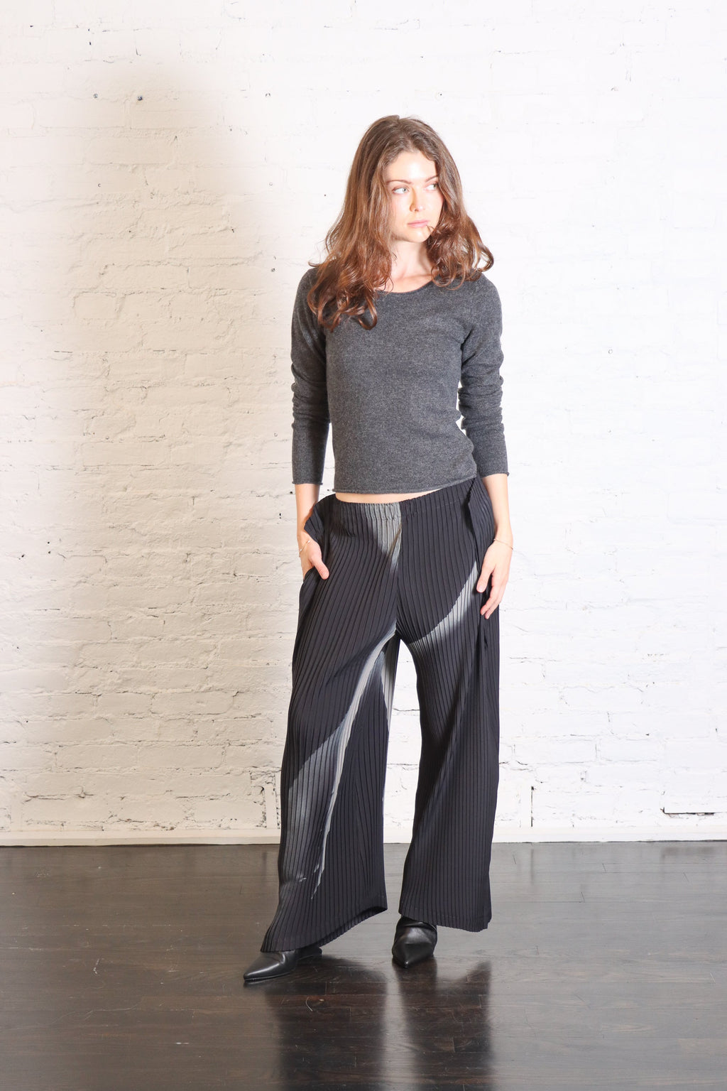 Issey Miyake Hands Of Lover Pleats Pants