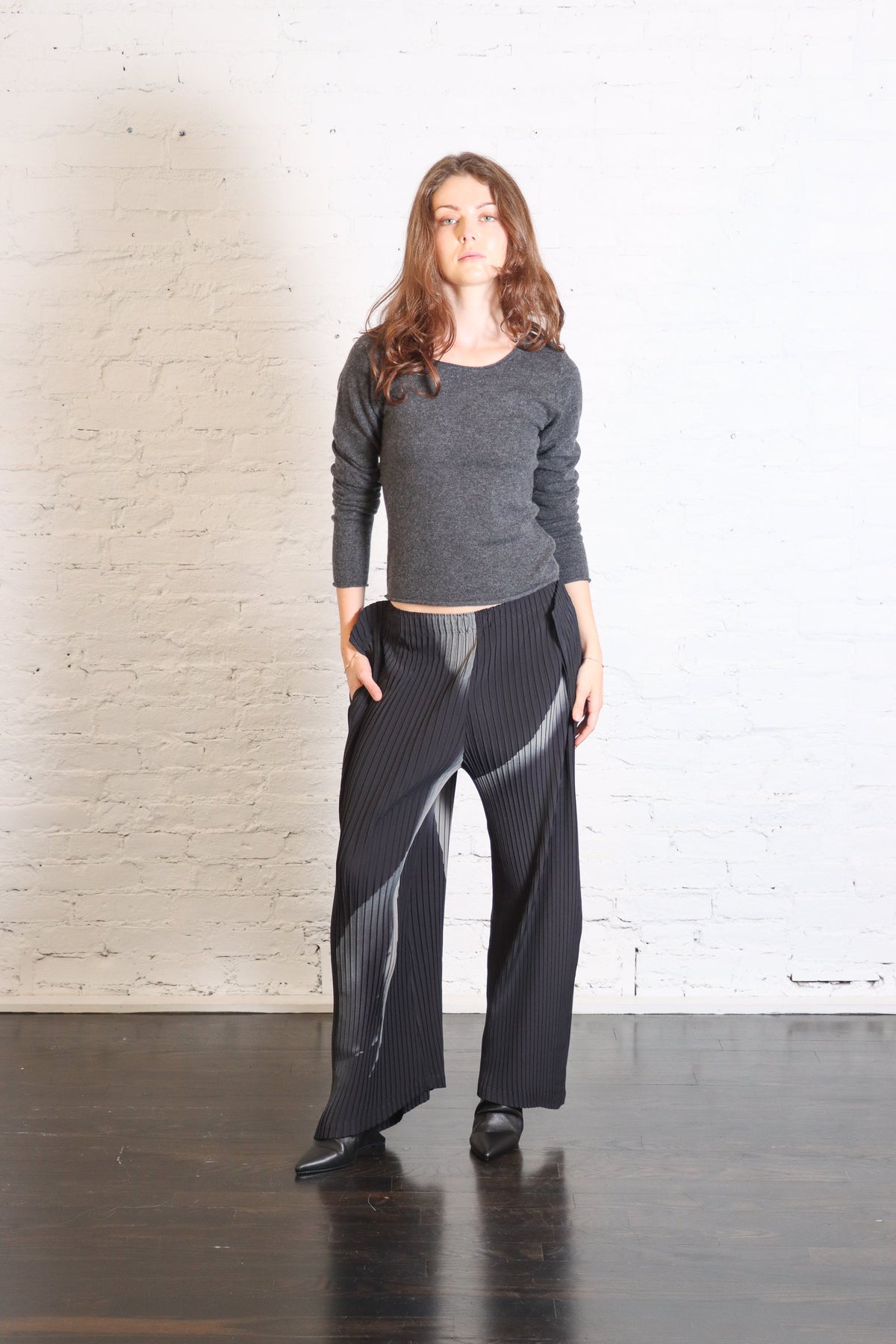 Issey Miyake Hands Of Lover Pleats Pants