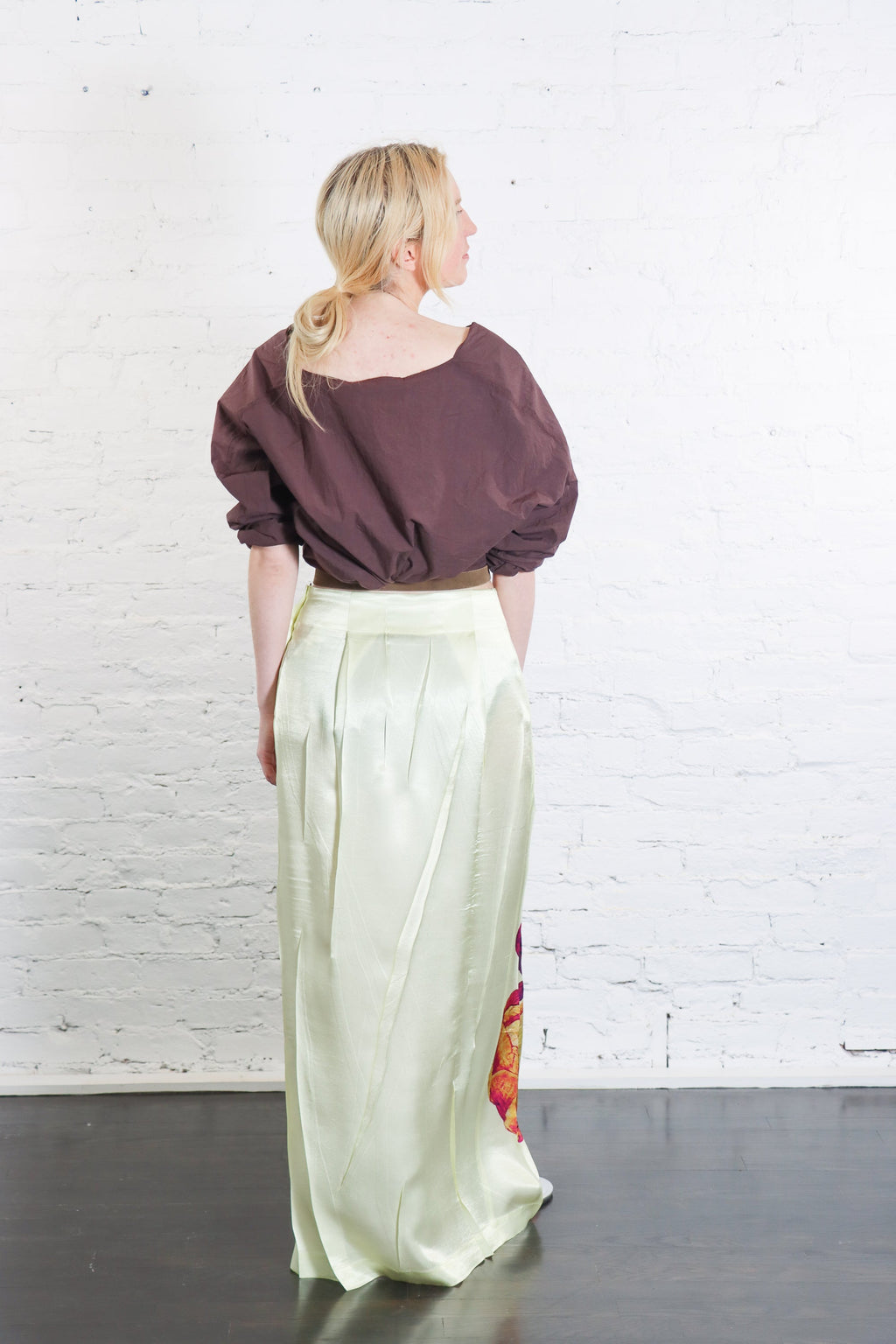 Issey Miyake Pressed Flora Pleats Skirt - Peony