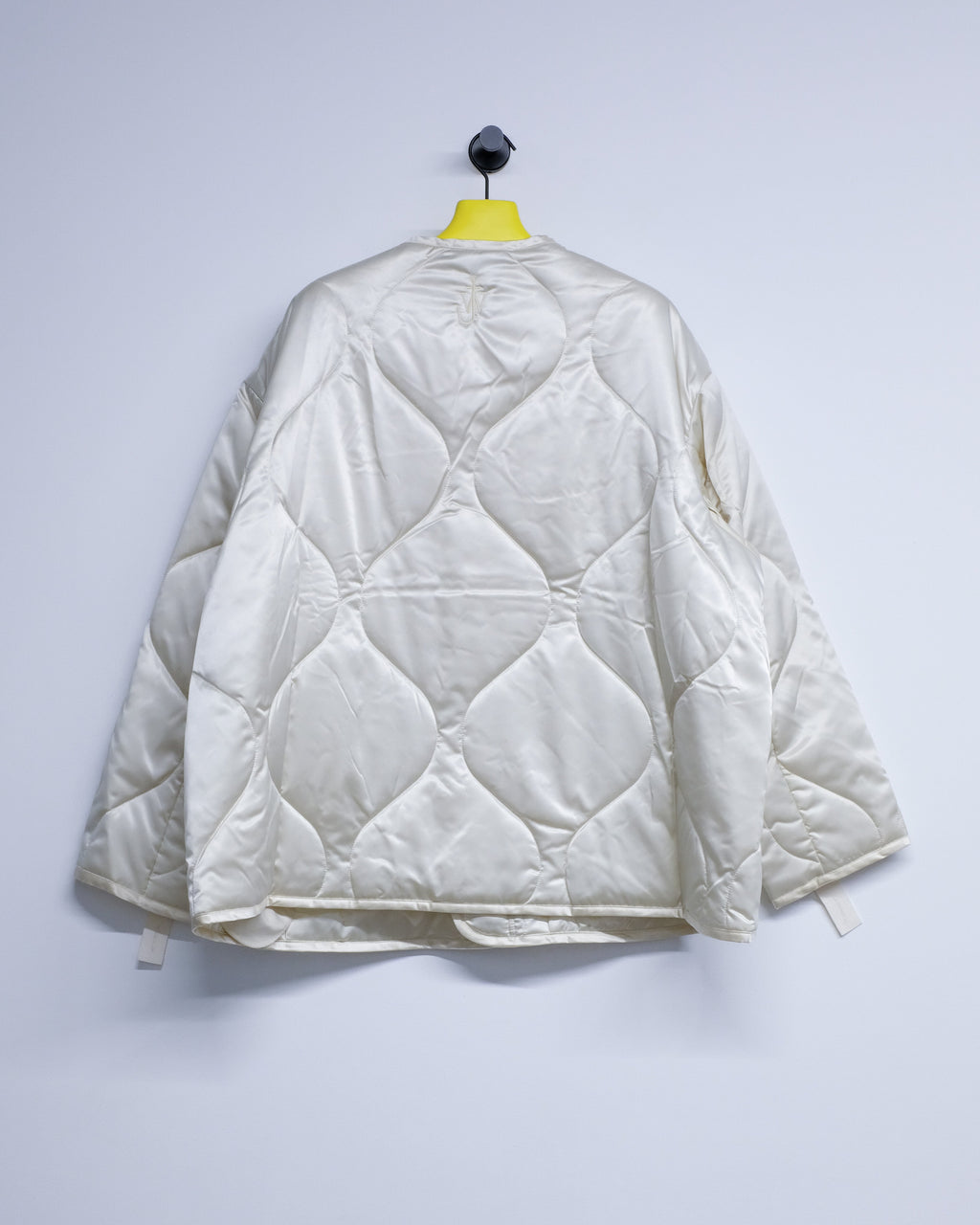JW ANDERSON Ivory Nylon Oversized Quilted Jacket