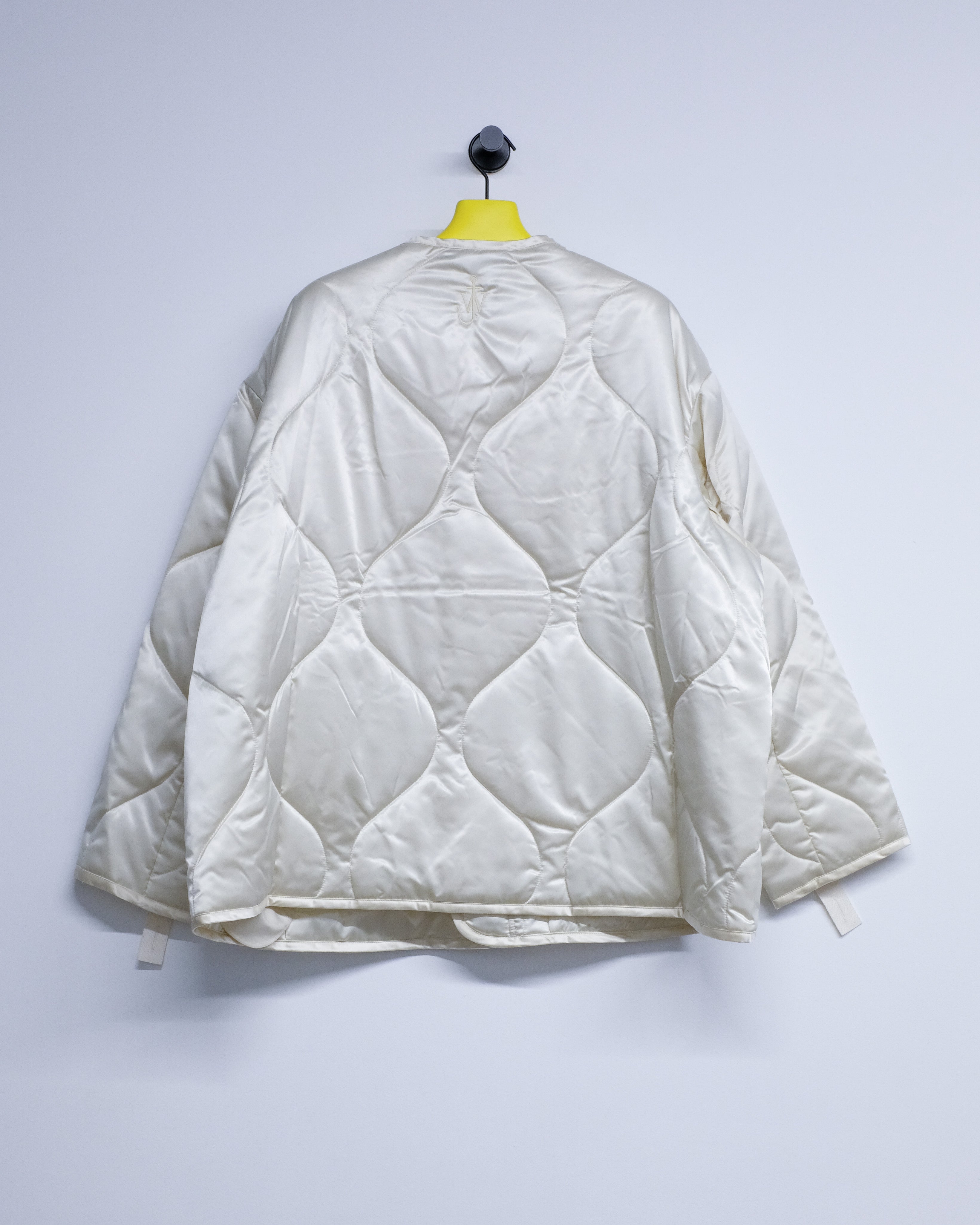 JW ANDERSON Ivory Nylon Oversized Quilted Jacket