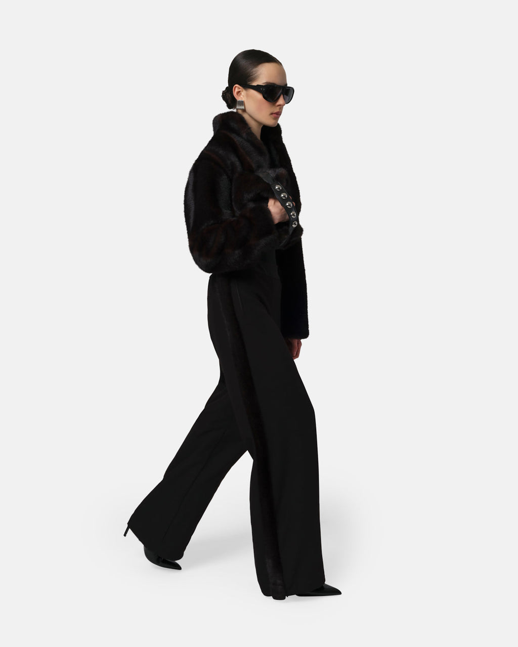 APPARIS Ivy Trim Pant - Noir/Noir Multi