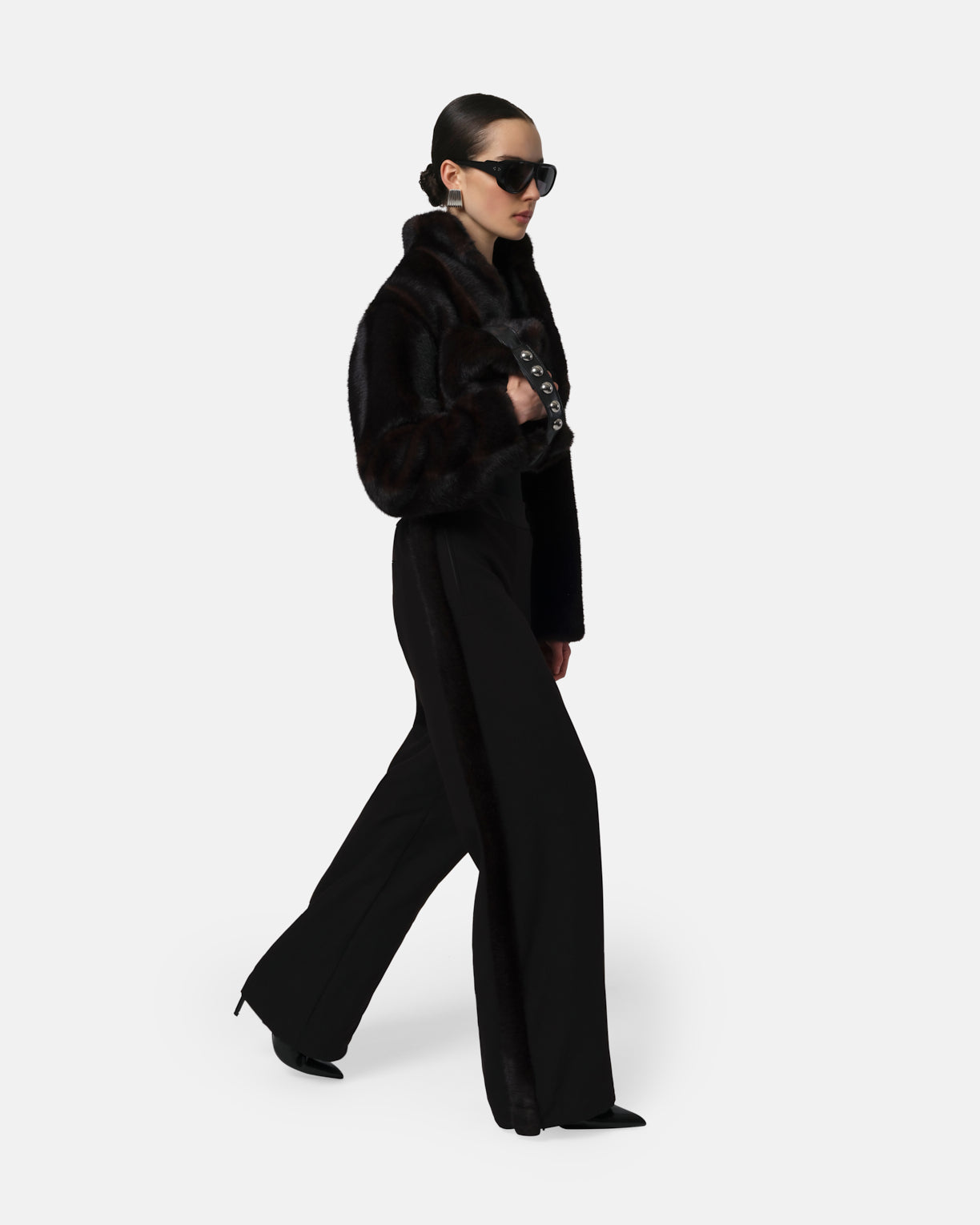 APPARIS Ivy Trim Pant - Noir/Noir Multi