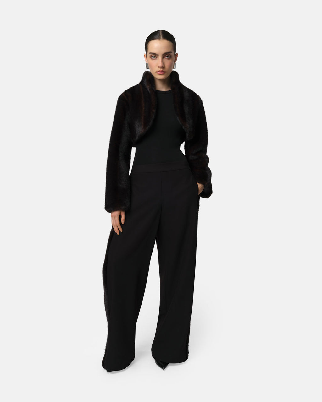 APPARIS Ivy Trim Pant - Noir/Noir Multi