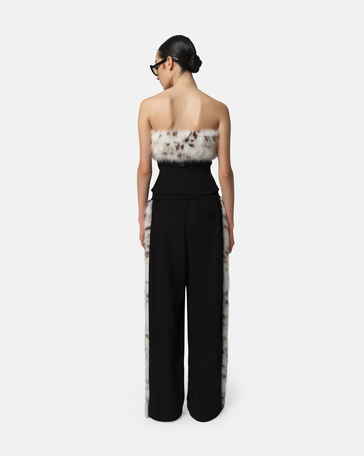 APPARIS Ivy Trim Pant - Noir/Blanc Multi
