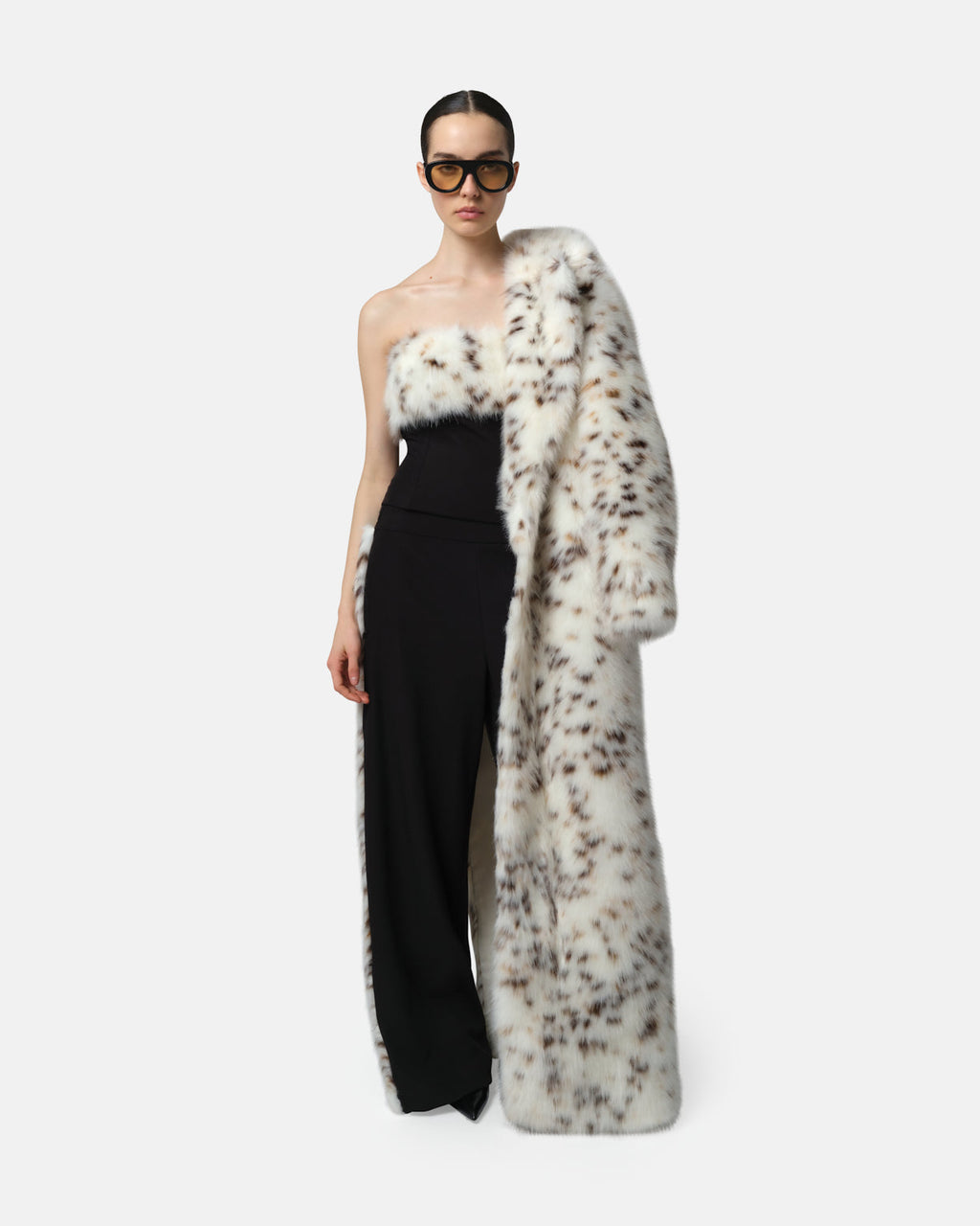 APPARIS Ivy Trim Pant - Noir/Blanc Multi