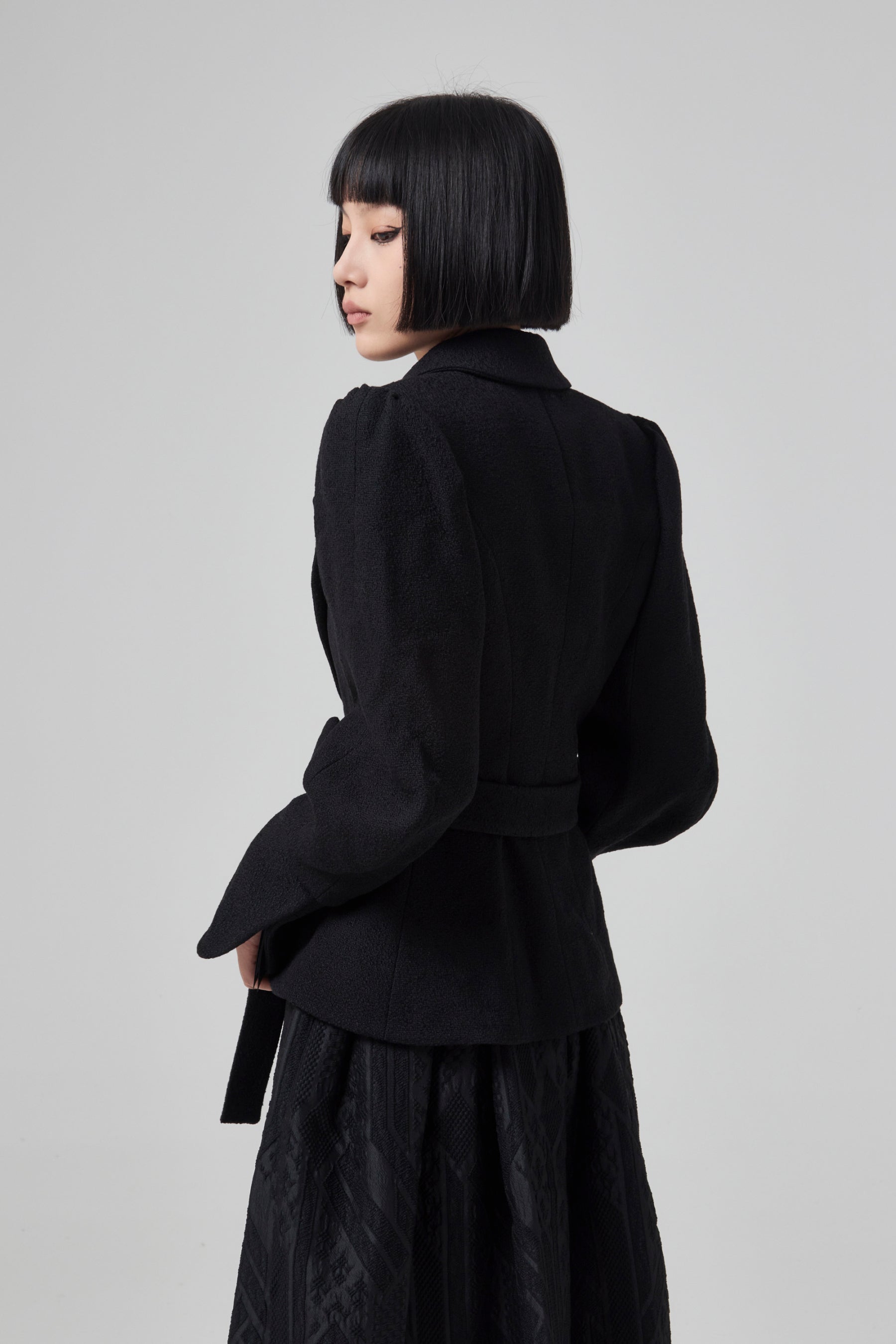 Rochas JACKET - NATURAL/BLACK