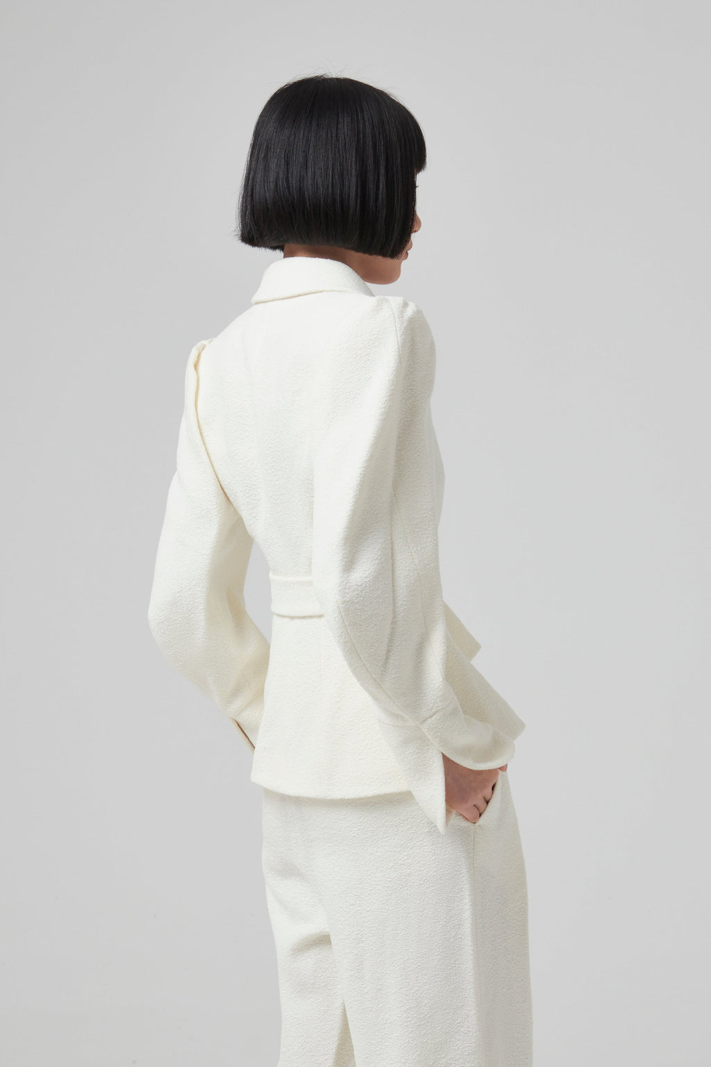 Rochas JACKET - NATURAL/BLACK