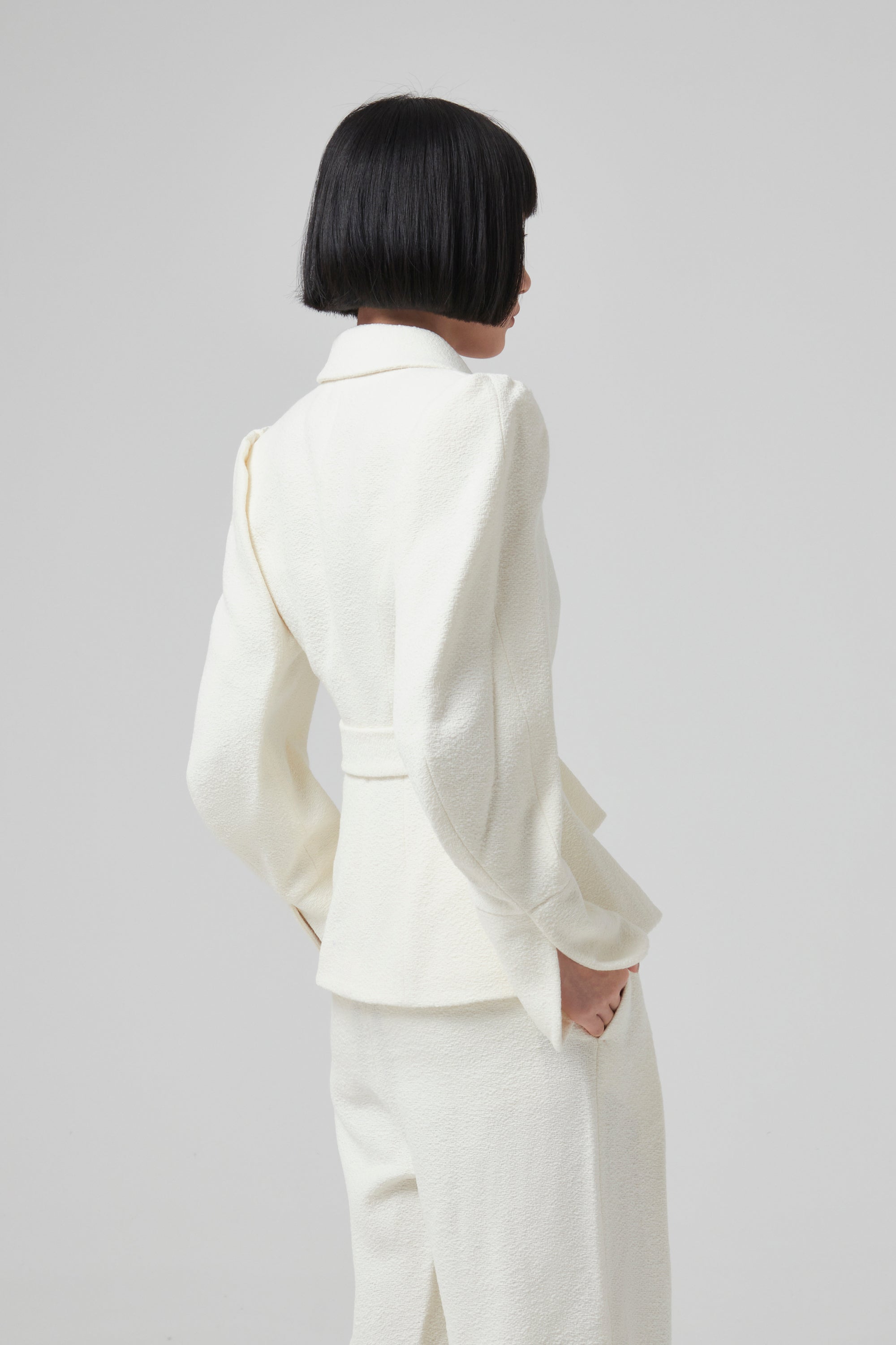 Rochas JACKET - NATURAL/BLACK