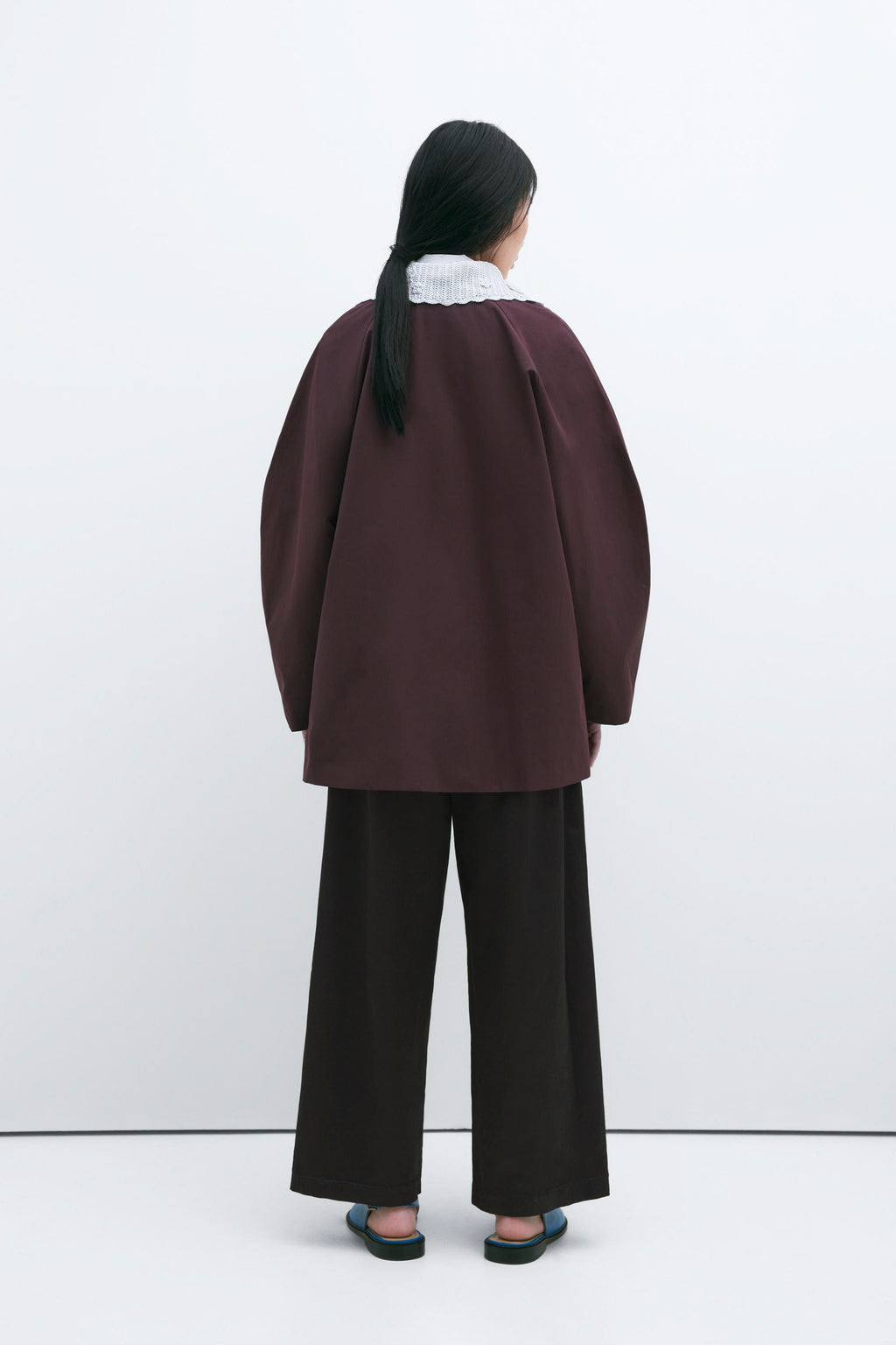 Cordera Crochet Jacket - Burgundy