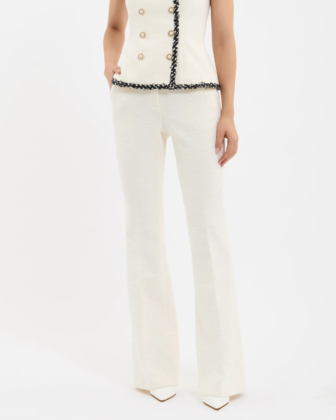 REBECCA VALLANCE Jacquie Pant - Cream