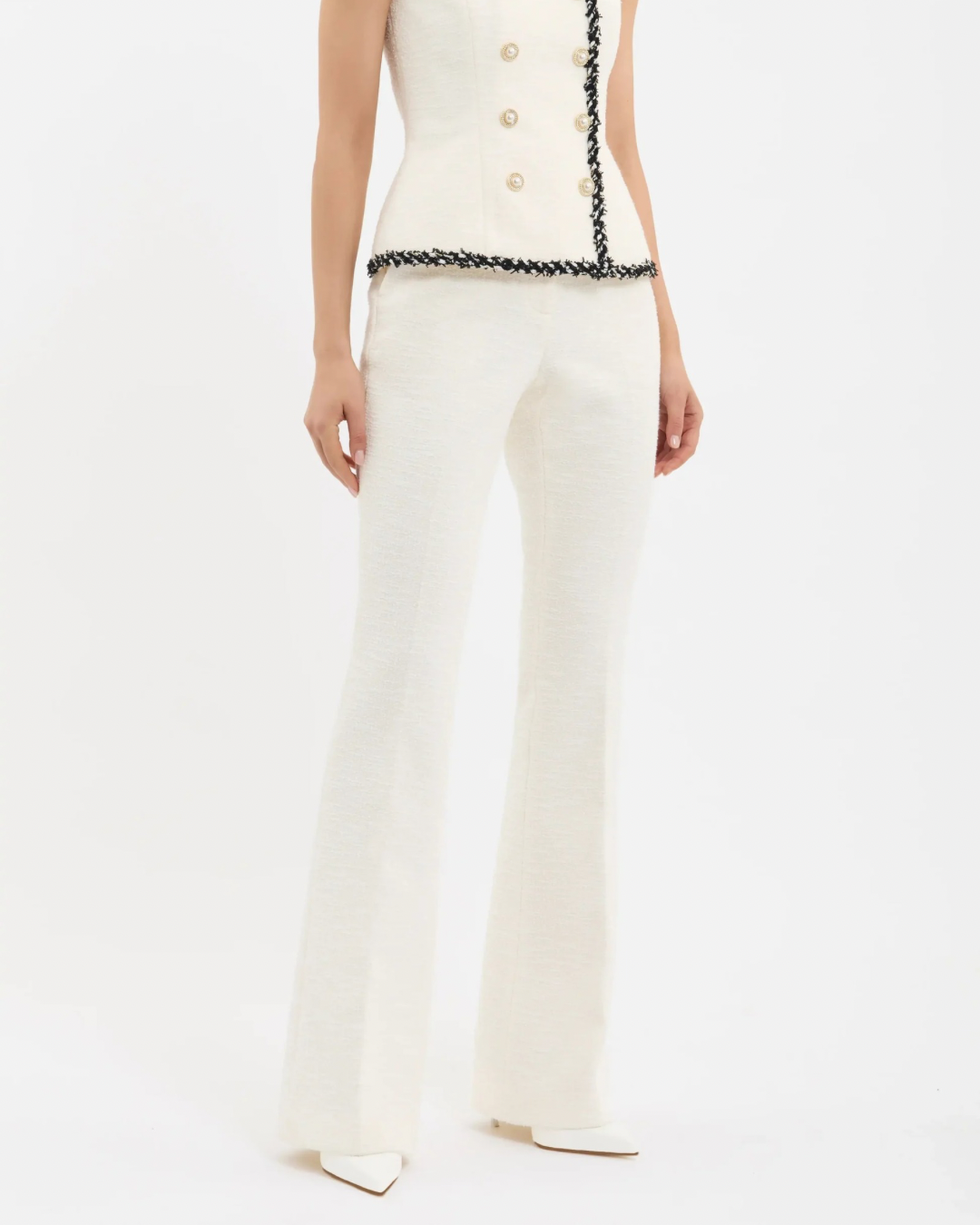 REBECCA VALLANCE Jacquie Pant - Cream