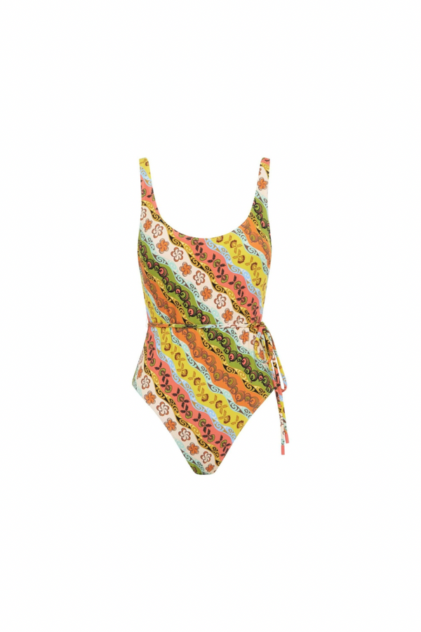 ALÉMAIS Janine Scoop Neck One Piece Swimsuit - Multi