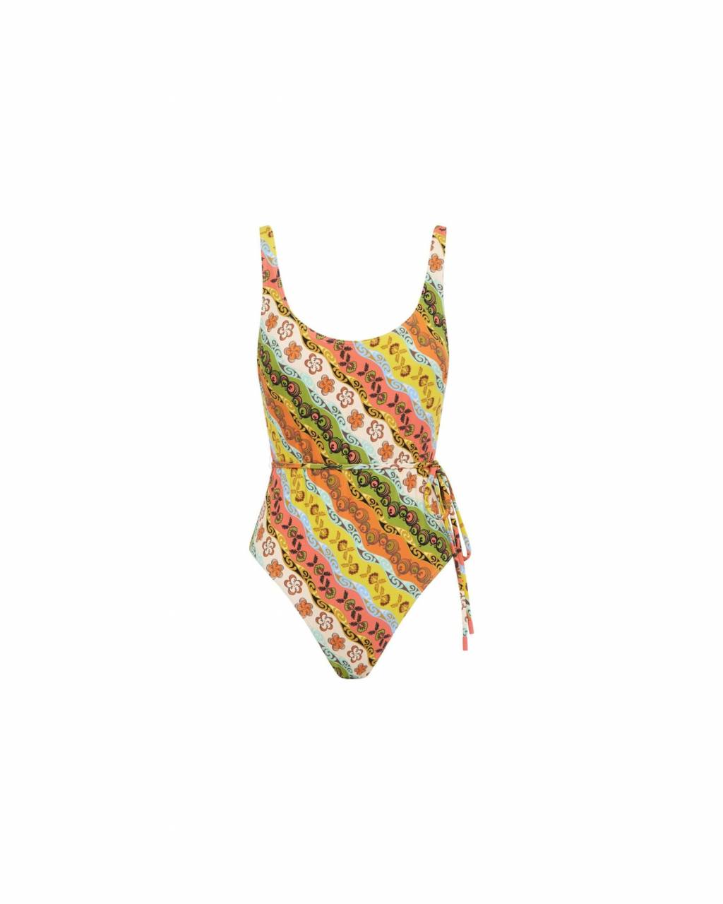 ALÉMAIS Janine Scoop Neck One Piece Swimsuit - Multi