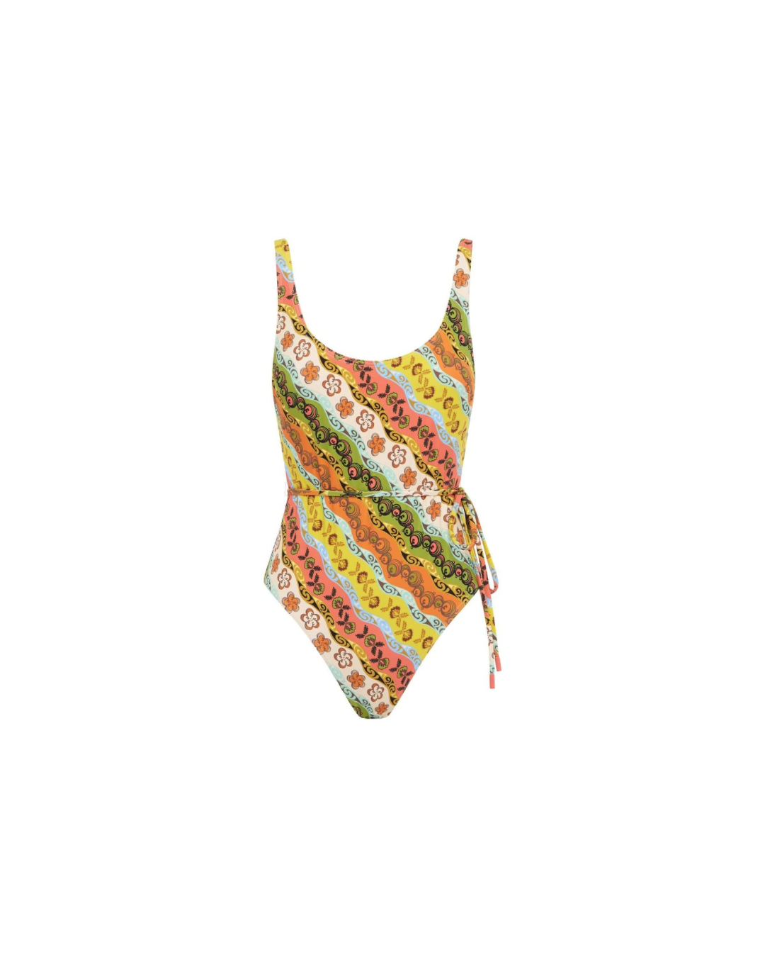 ALÉMAIS Janine Scoop Neck One Piece Swimsuit - Multi