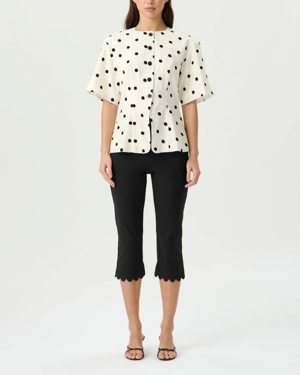 ROAME Janis Top - Heirloom Dot