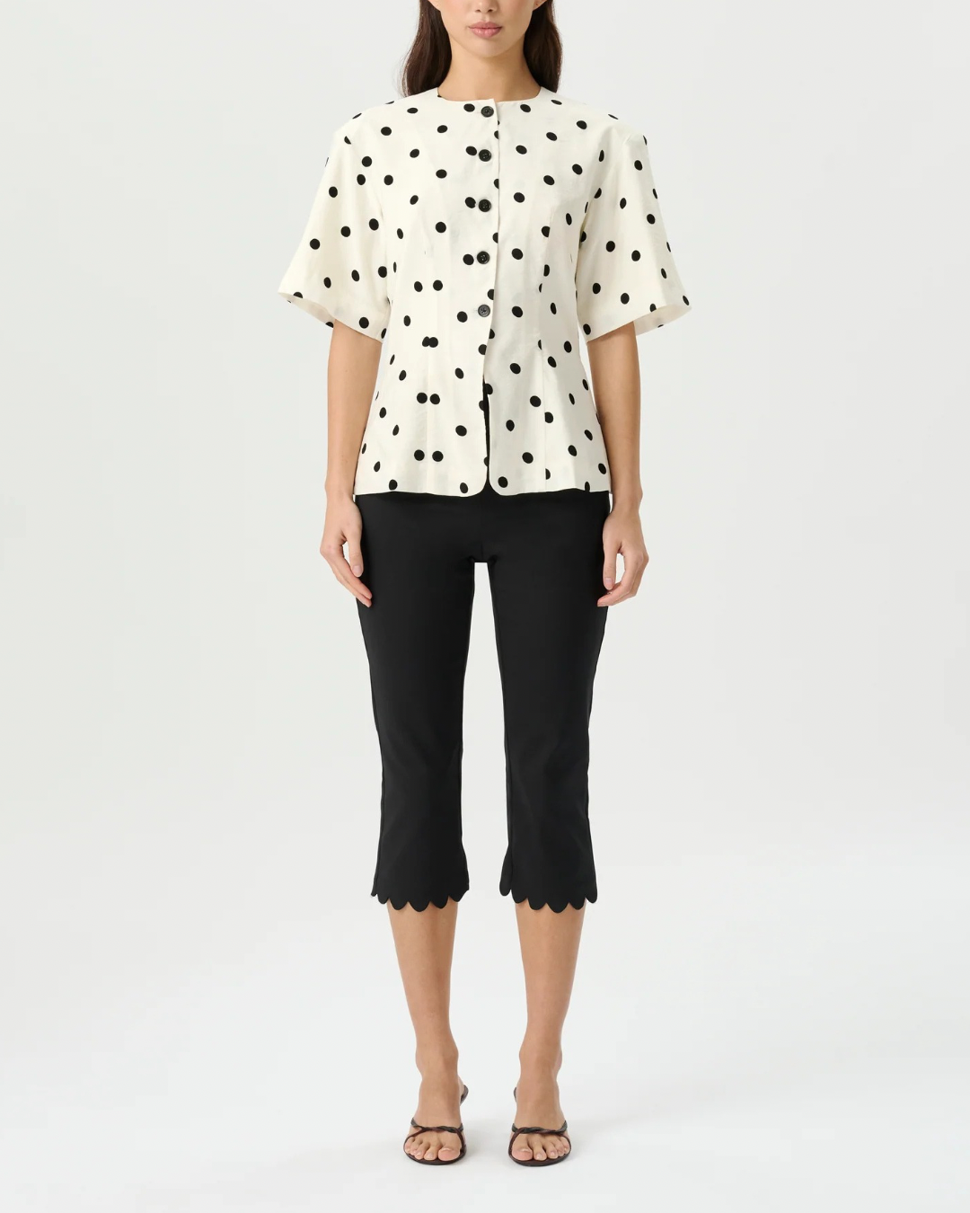 ROAME Janis Top - Heirloom Dot