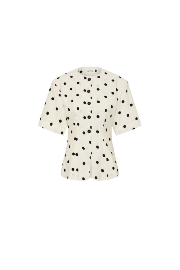 ROAME Janis Top - Heirloom Dot