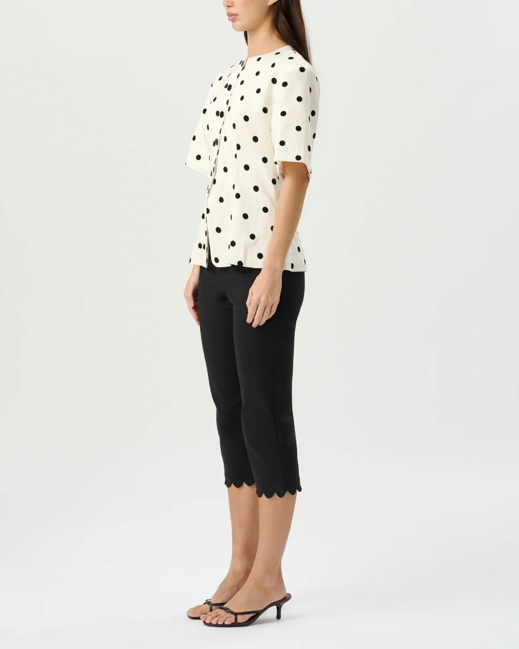 ROAME Janis Top - Heirloom Dot