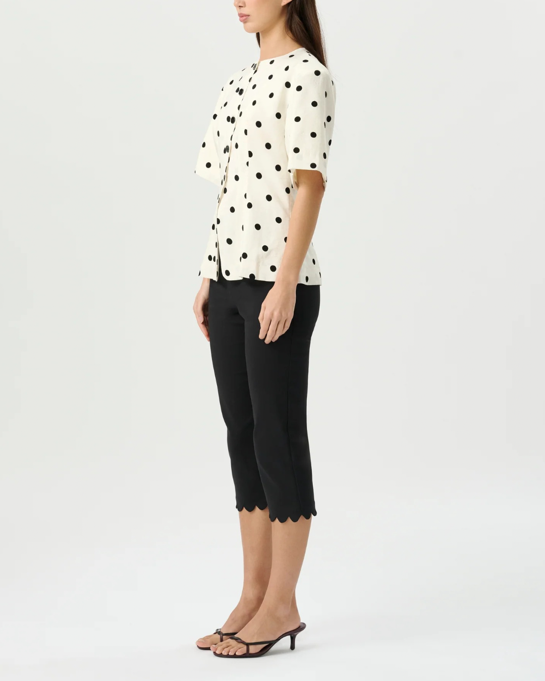 ROAME Janis Top - Heirloom Dot