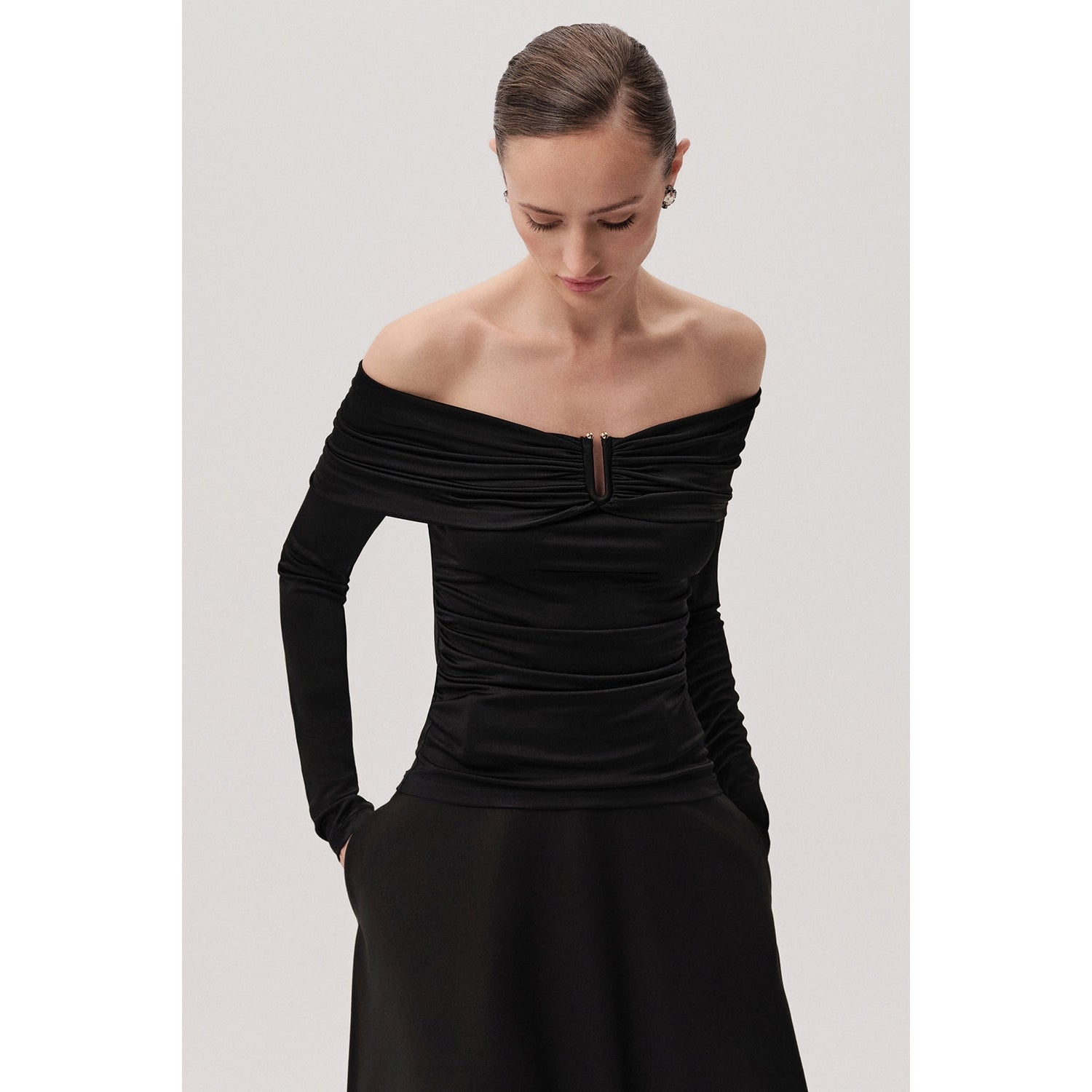 Exquise USA Jasmyn K. Blouse - Black