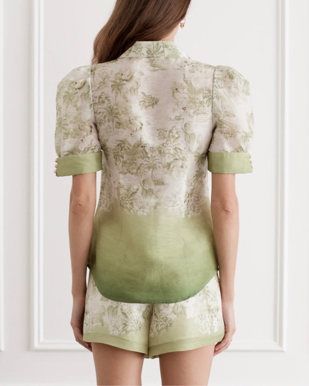 AQUA BLU Jolene Short Sleeve Shirt - Faisane