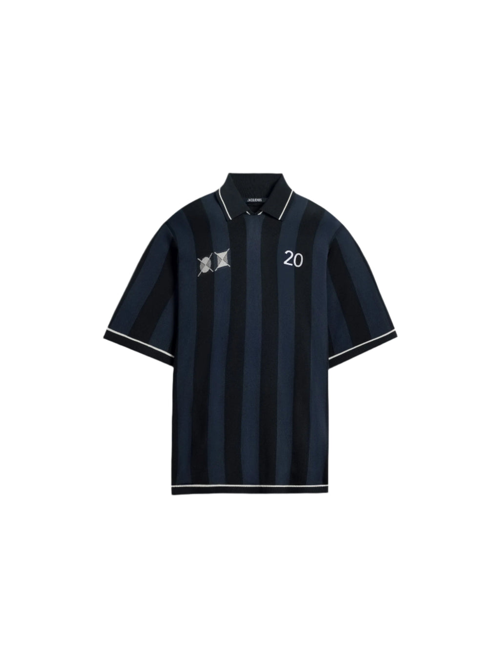Jacquemus Jacquard Polo Shirt - Dark Navy
