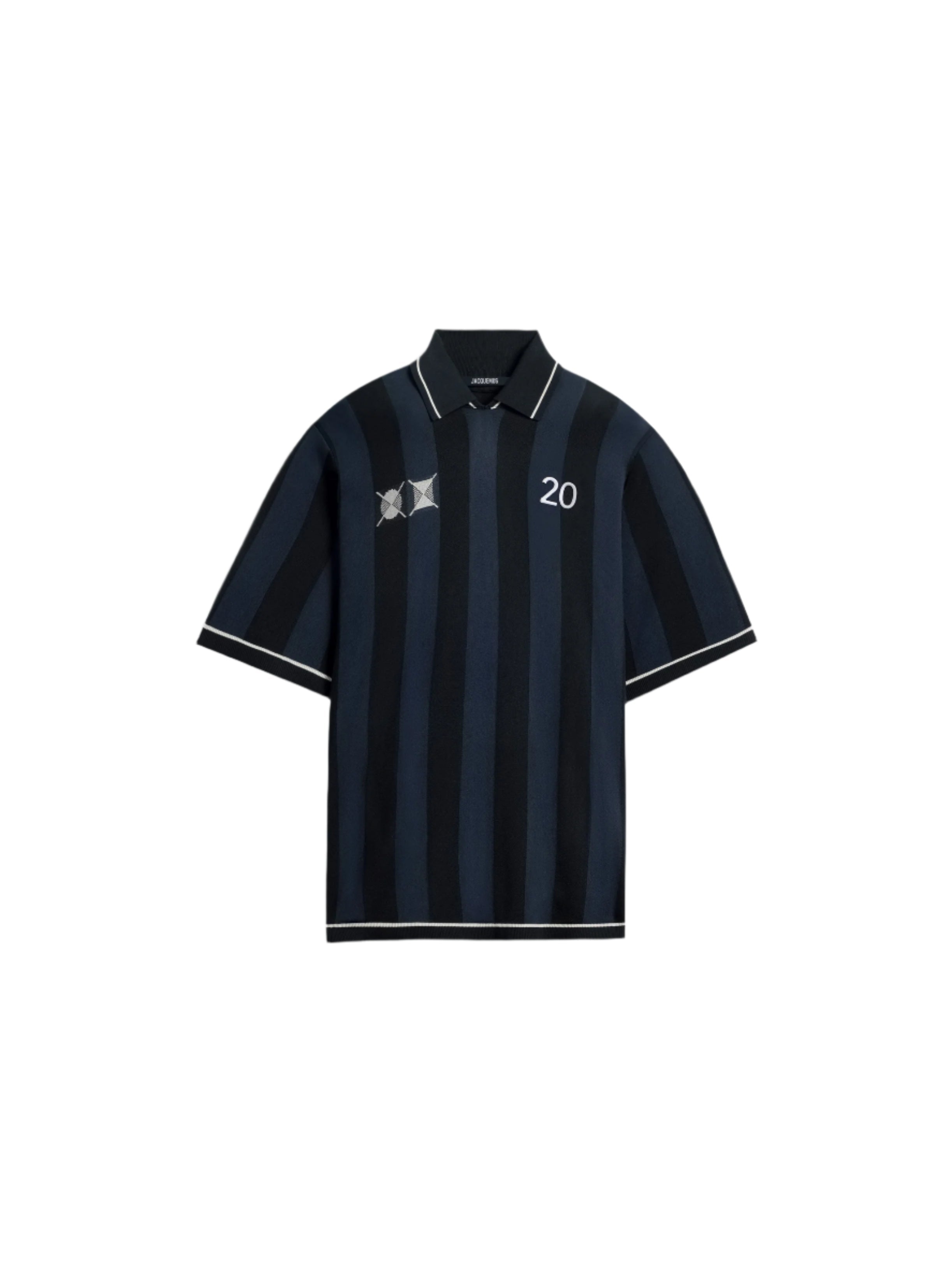 Jacquemus Jacquard Polo Shirt - Dark Navy