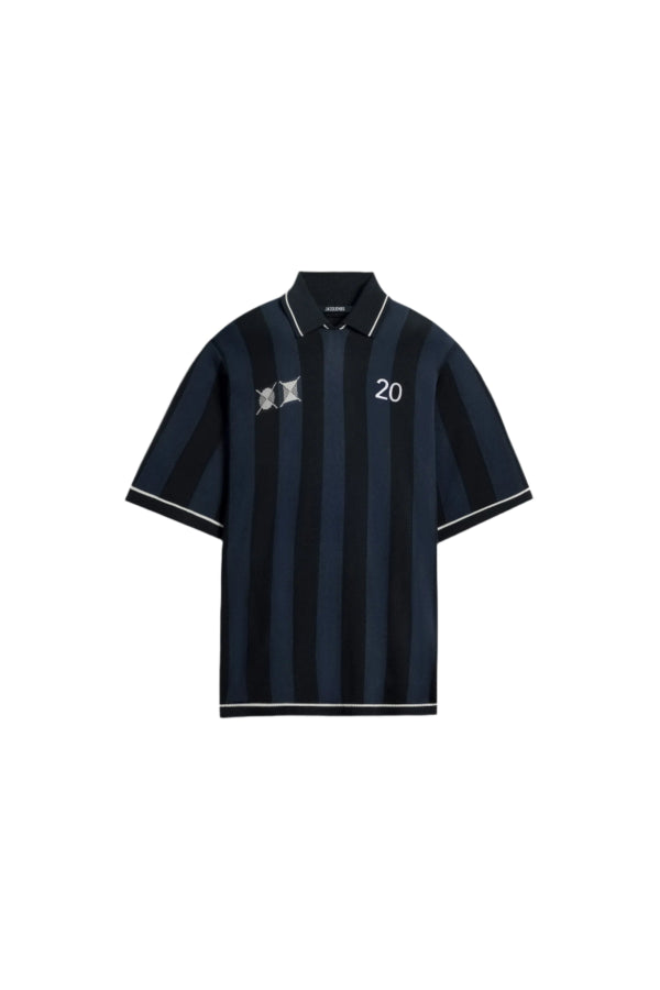 Jacquemus Jacquard Polo Shirt - Dark Navy