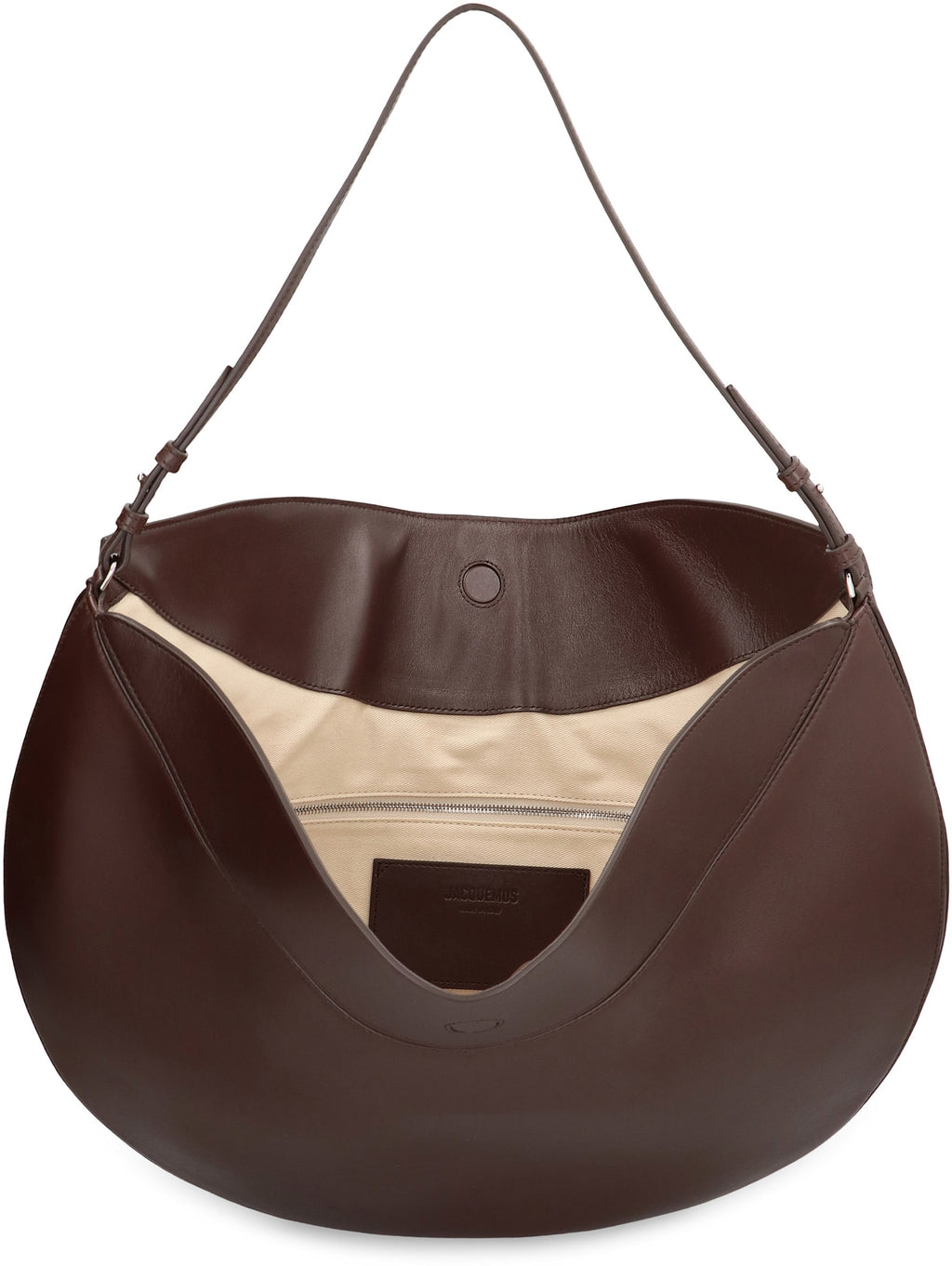 Jacquemus Borsa Hobo Ovalo Shoulder Bag - Brown
