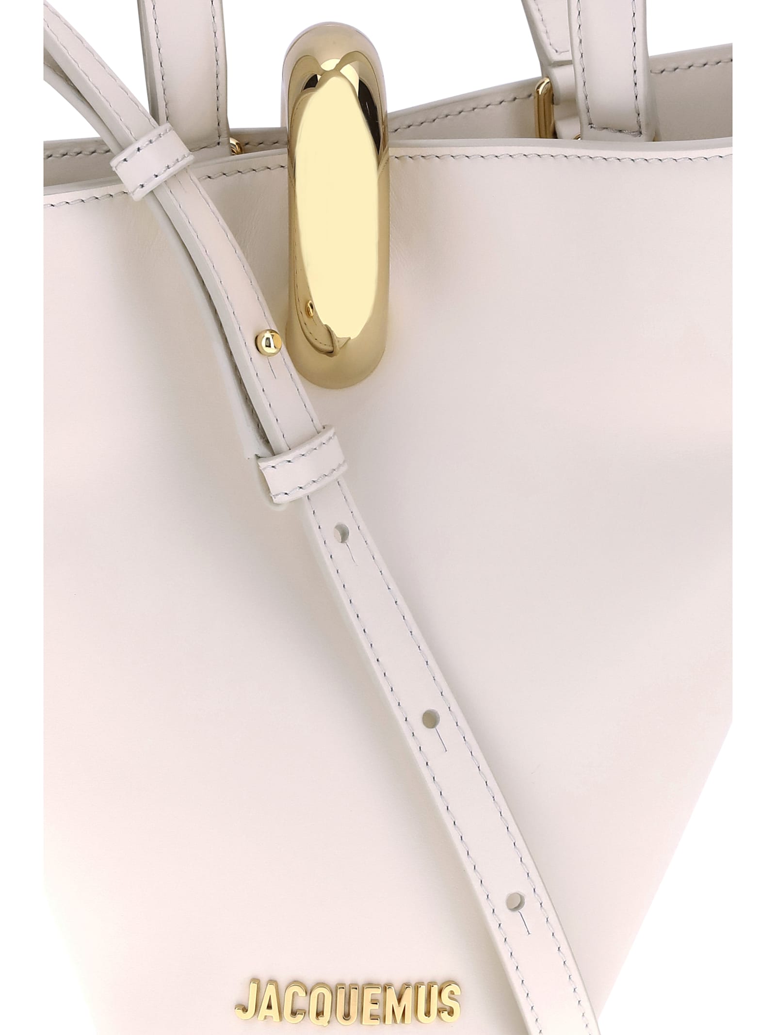 Jacquemus La Bambola Small Bucket Bag - Neutrals