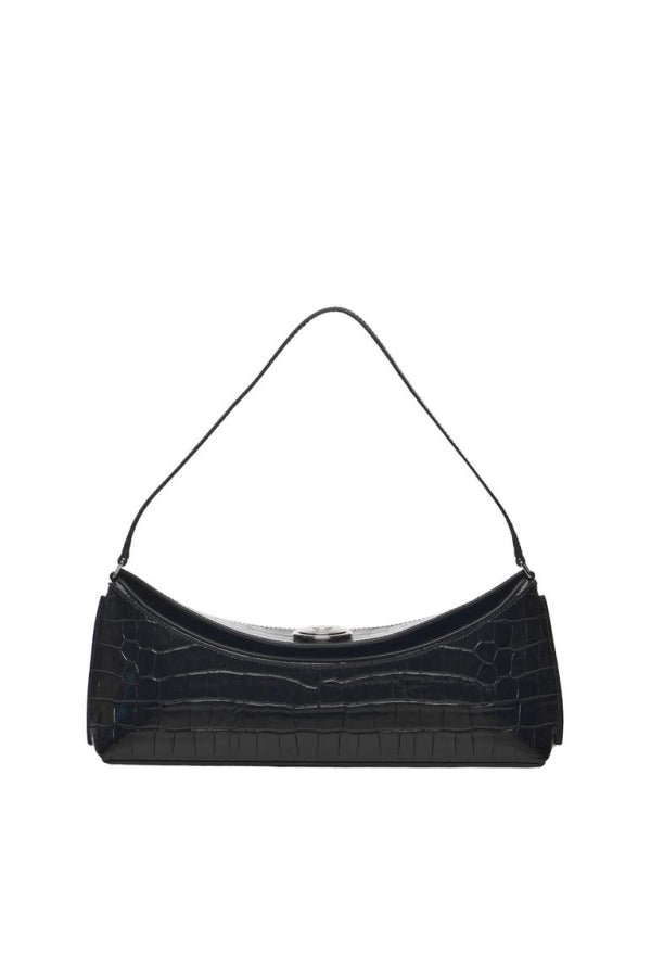 Jacquemus La Pochette Ovalo Shoulder Bag - Black