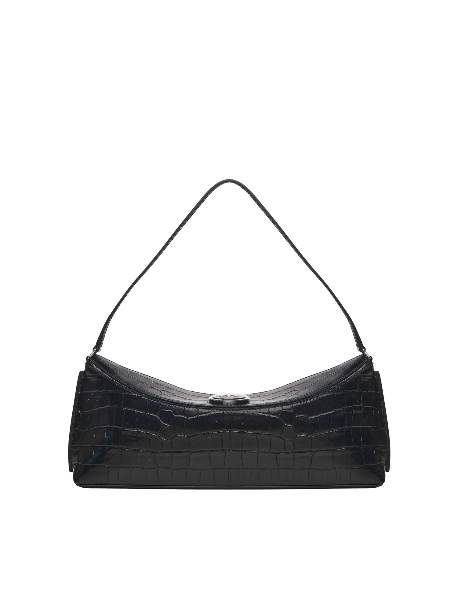 Jacquemus La Pochette Ovalo Shoulder Bag - Black