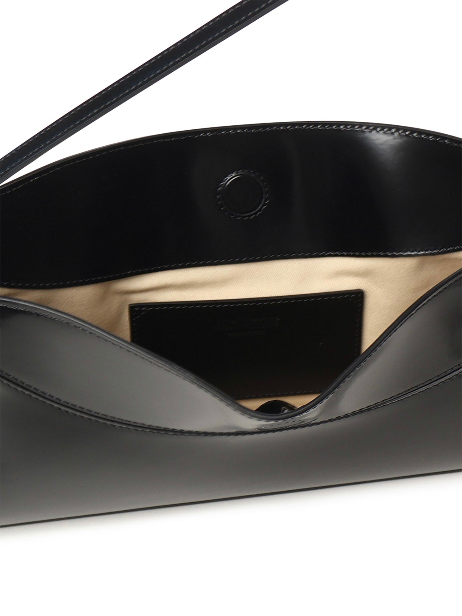 Jacquemus La Pochette Ovalo Shoulder Bag - Black