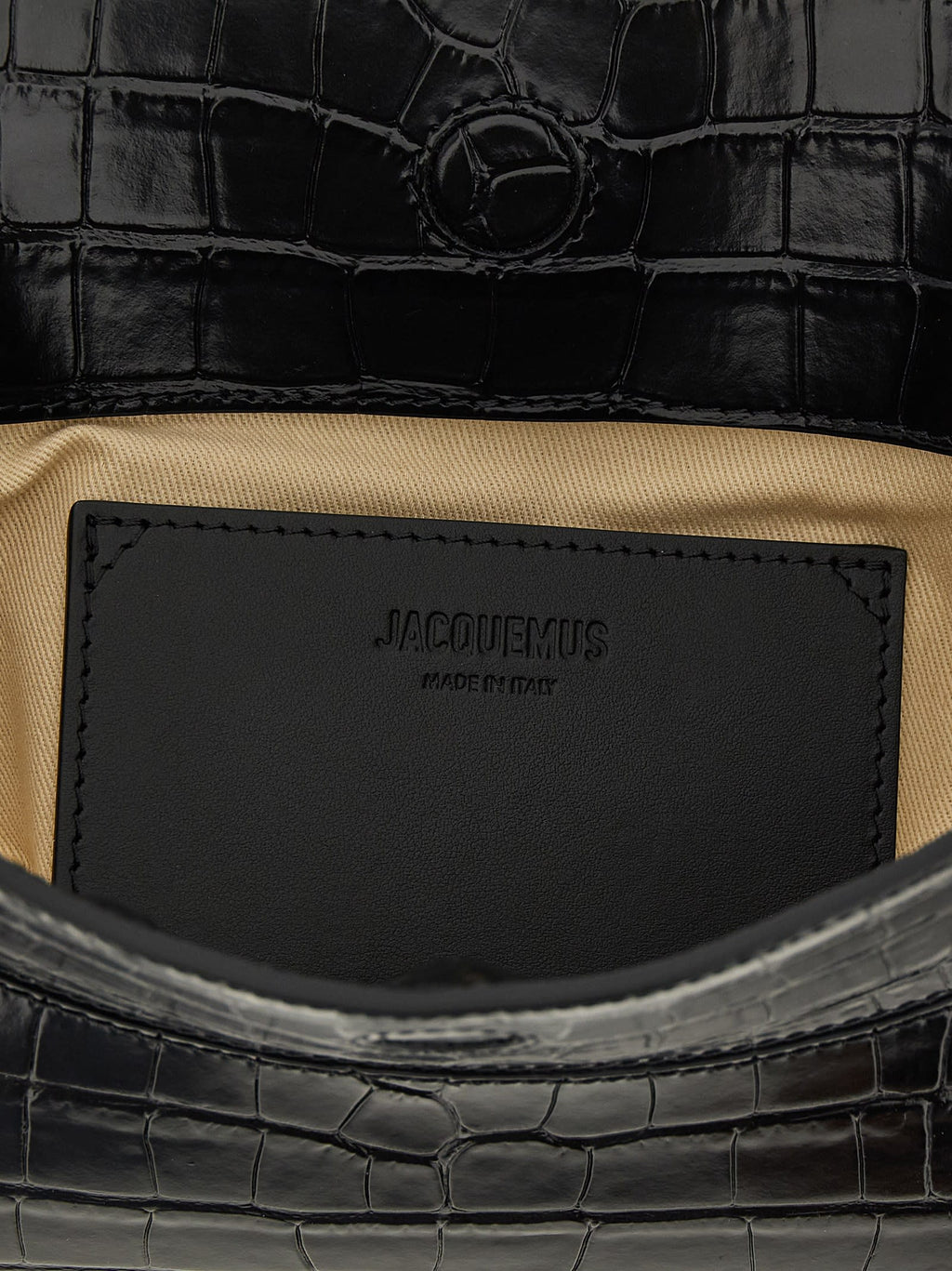 Jacquemus La Pochette Ovalo Shoulder Bag - Black