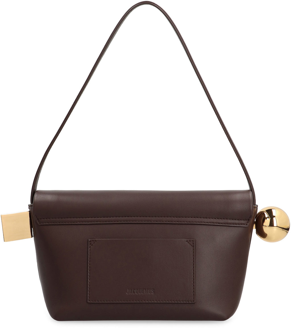 Jacquemus Rond Carr Leather Crossbody Bag - Brown