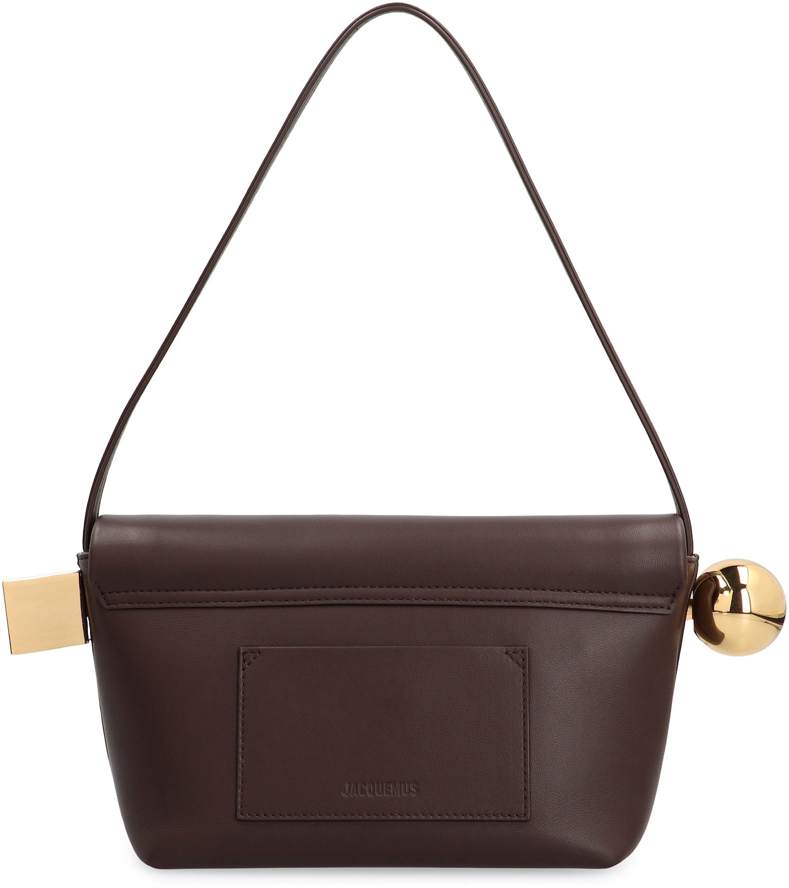 Jacquemus Rond Carr Leather Crossbody Bag - Brown