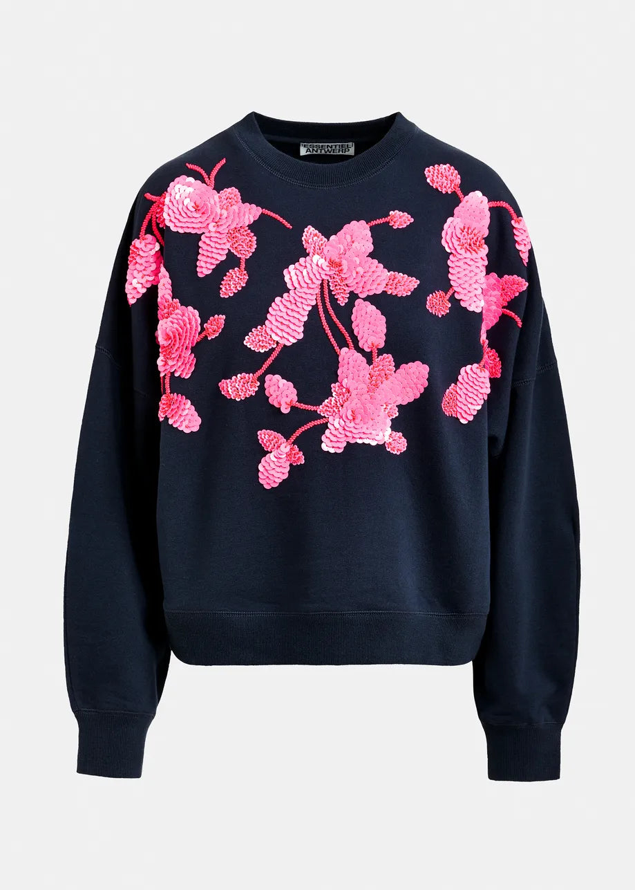 Essentiel Antwerp Jaga Embroidered Sweatshirt