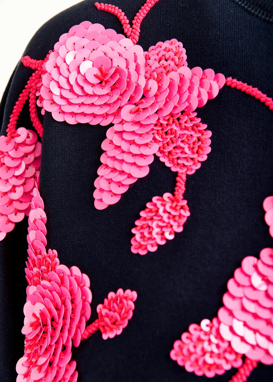 Essentiel Antwerp Jaga Embroidered Sweatshirt