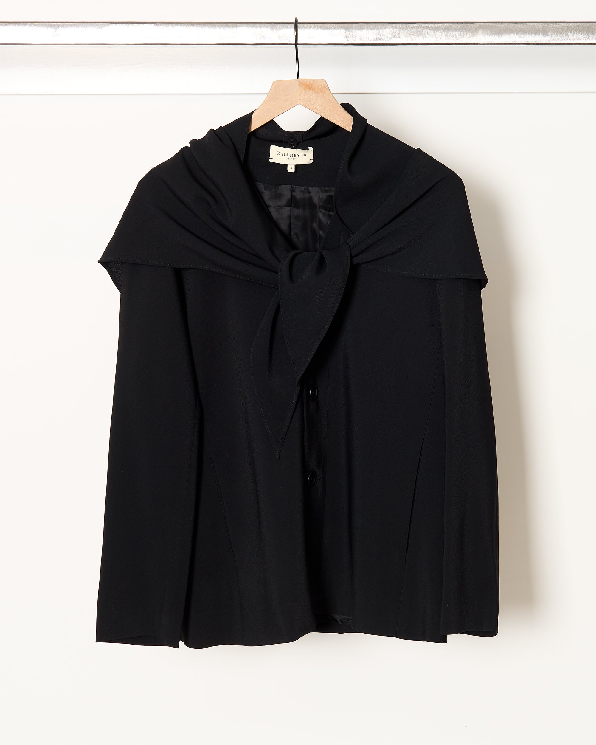 Kallmeyer Jamie Scarf Blazer - Black