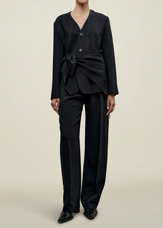 Kallmeyer Jamie Scarf Blazer - Black