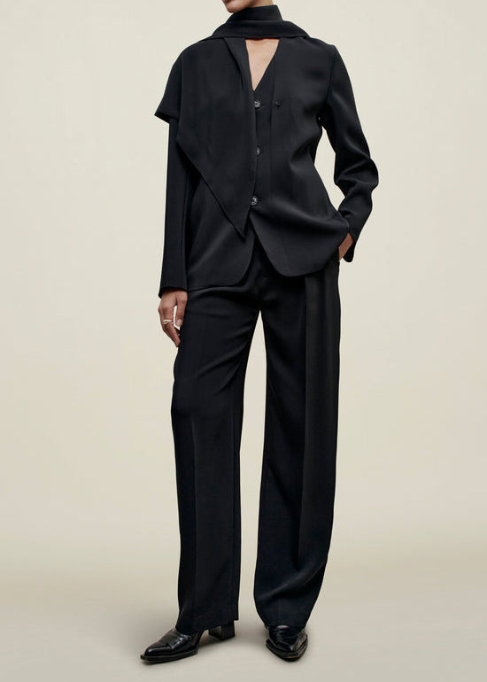 Kallmeyer Jamie Scarf Blazer - Black