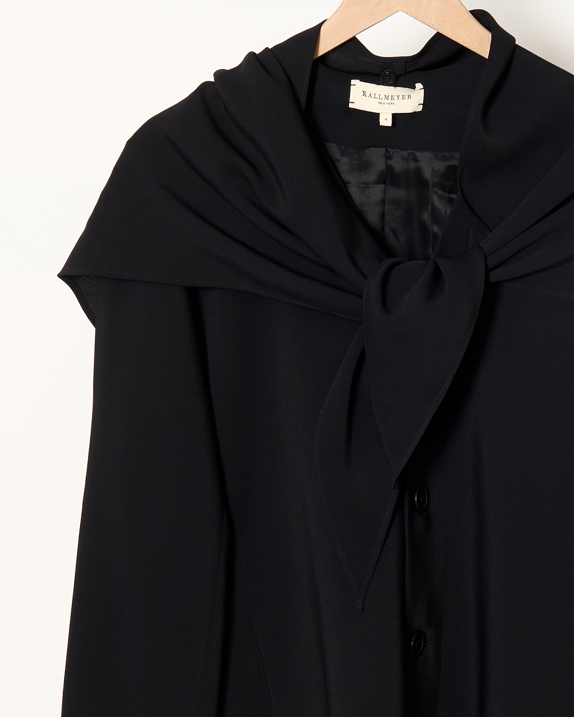 Kallmeyer Jamie Scarf Blazer - Black
