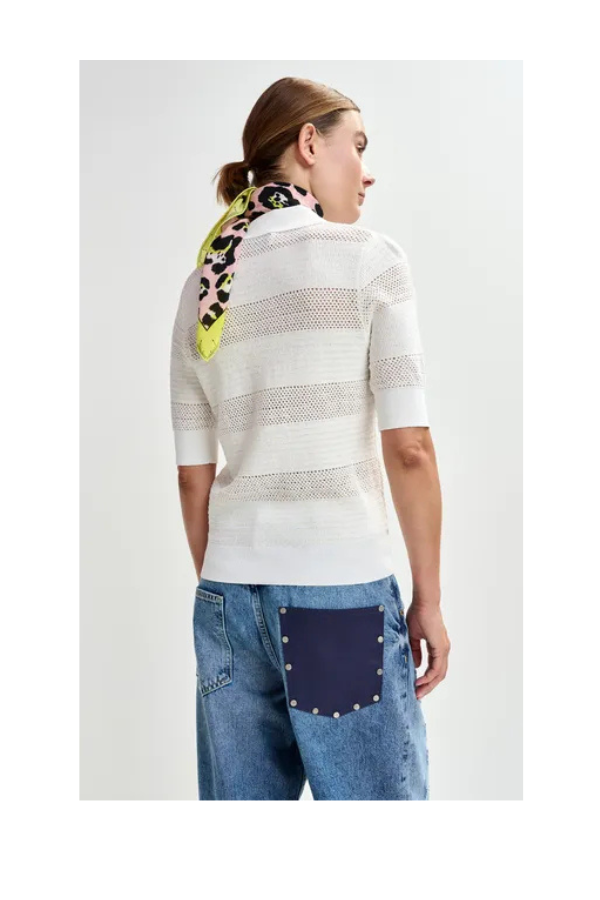 Essentiel Antwerp Jarts Knit Polo with Bows