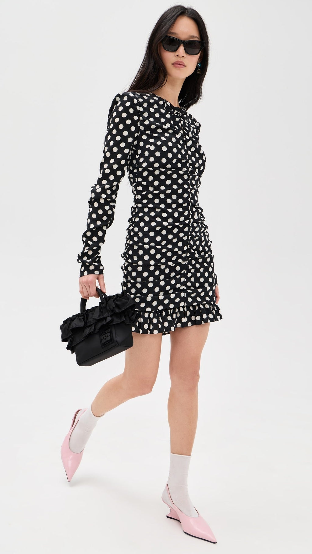 Essentiel Antwerp Jast Ruched Mini Dress