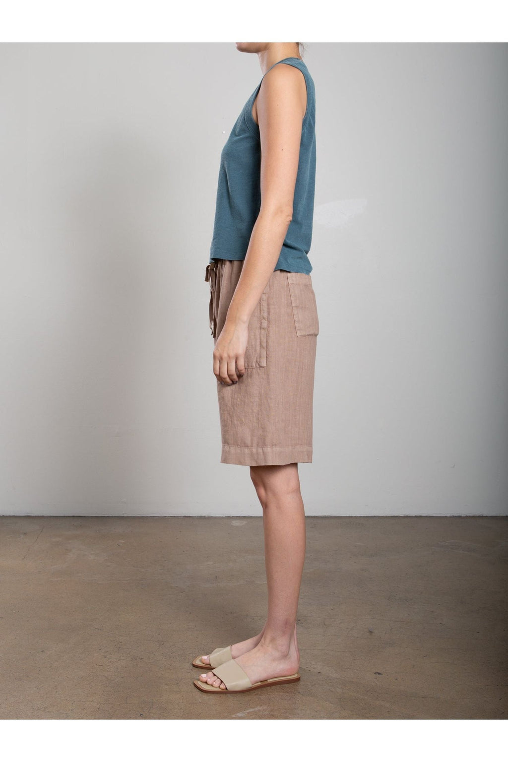 Pharaoh Jem Short in Heritage Linen - Butter