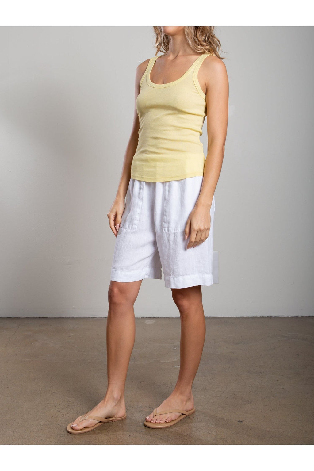 Pharaoh Jem Short in Heritage Linen - Butter