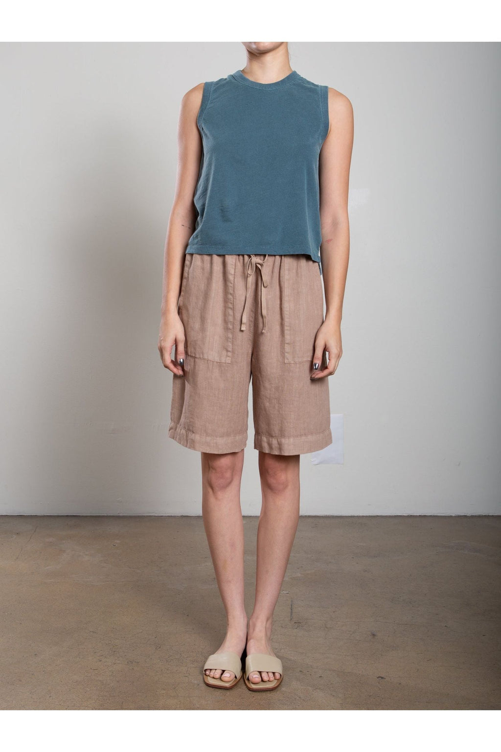 Pharaoh Jem Short in Heritage Linen - Butter